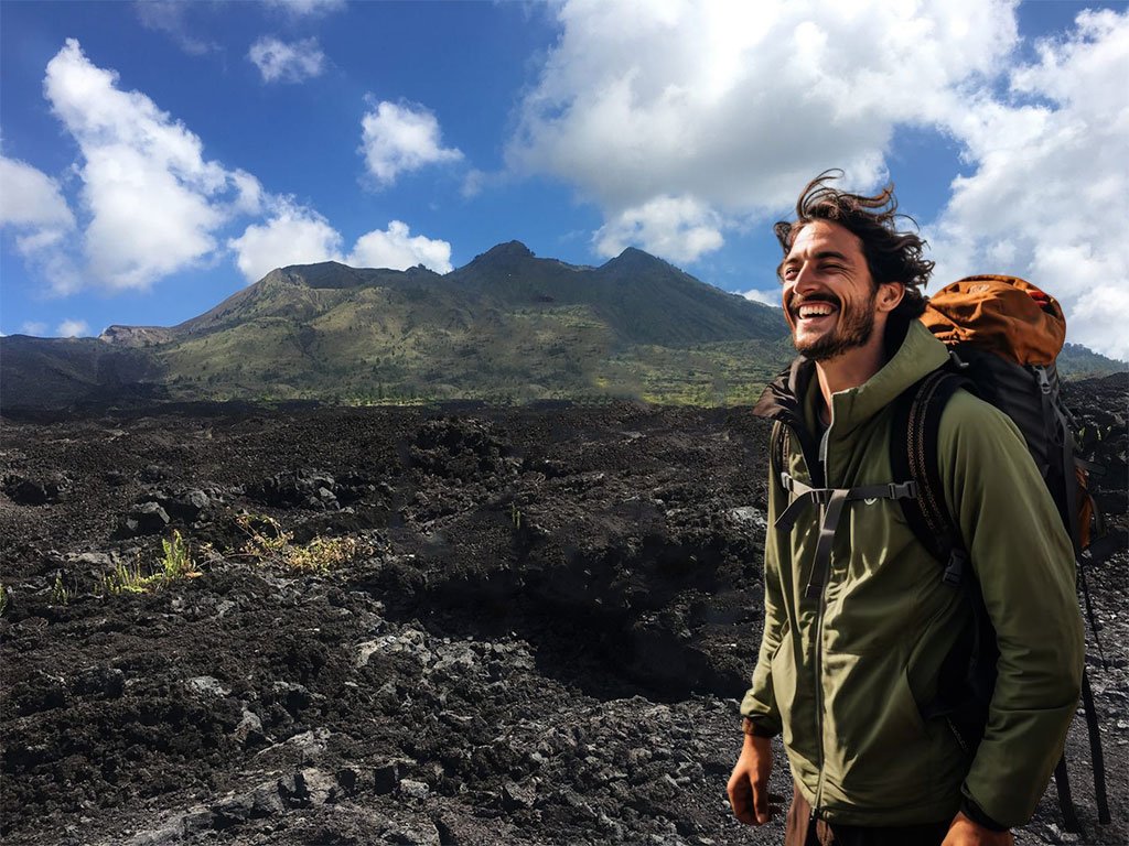Mount Batur’s Lava River