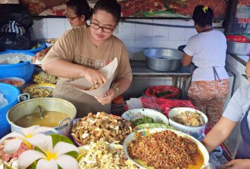 Night Nasi Campur at Jimbaran Market