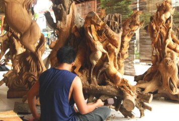 Traditional Balinese Wood Carvings