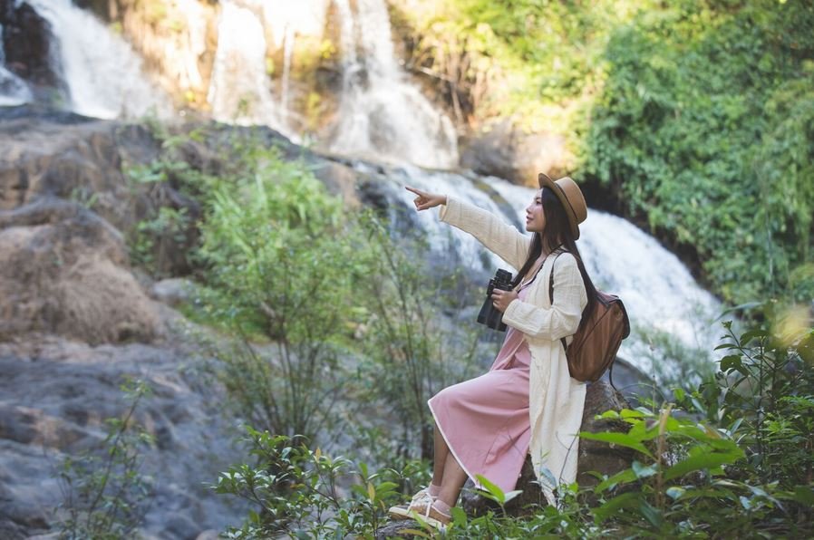female traveler