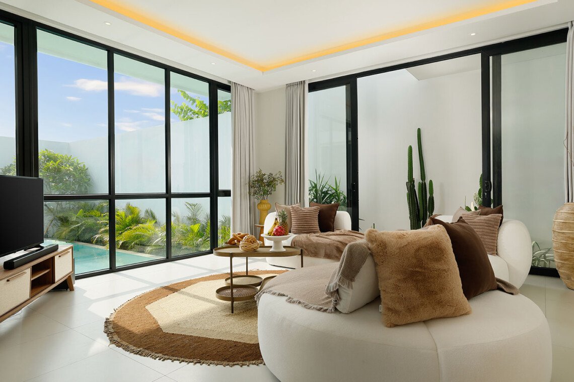 Vila 4 Kamar Tidur yang Tenang di Tengah Canggu, Bali - BVI56206 (1)