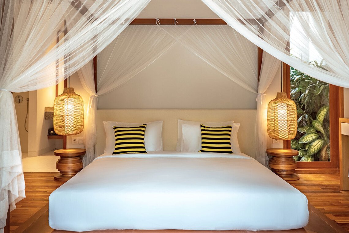 Vila Tropis 3-Kamar Tidur dengan Kolam Renang Pribadi di Canggu, Bali – BVI38018