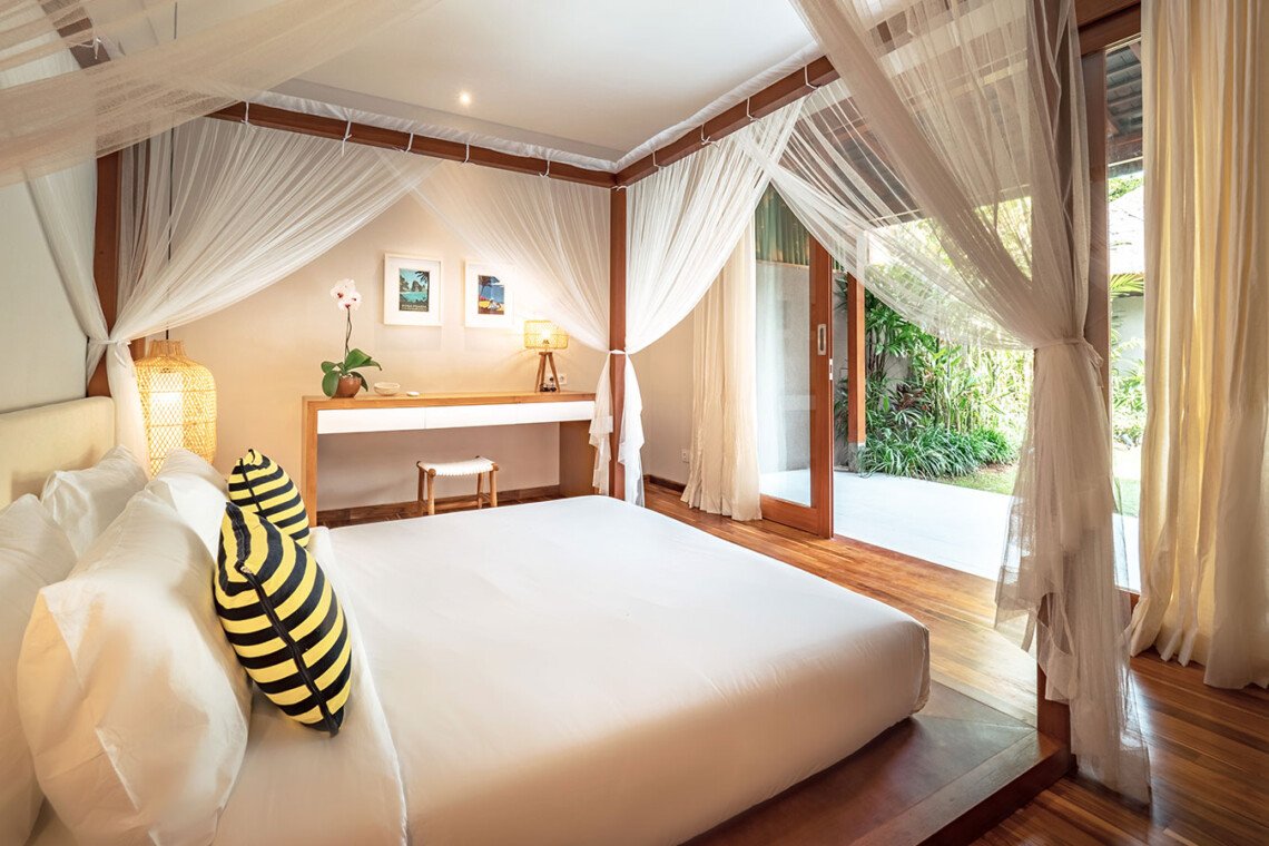 Vila Tropis 3-Kamar Tidur dengan Kolam Renang Pribadi di Canggu, Bali – BVI38018