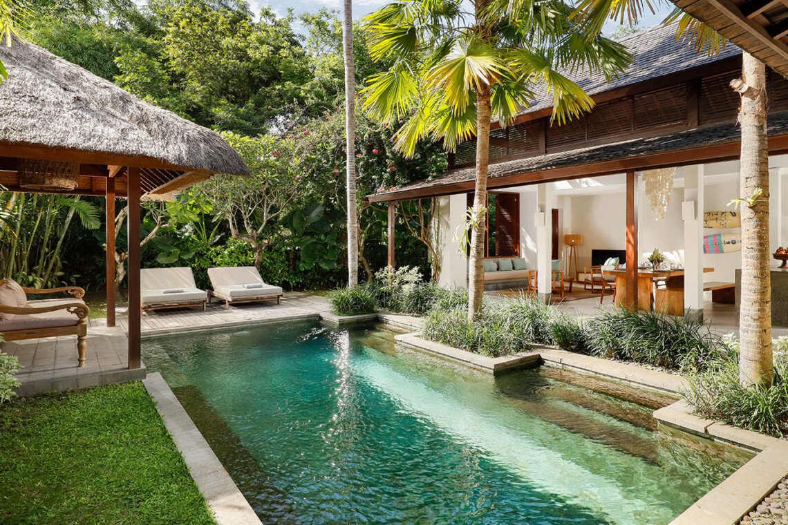 Vila Tropis 3-Kamar Tidur dengan Kolam Renang Pribadi di Canggu, Bali – BVI38018