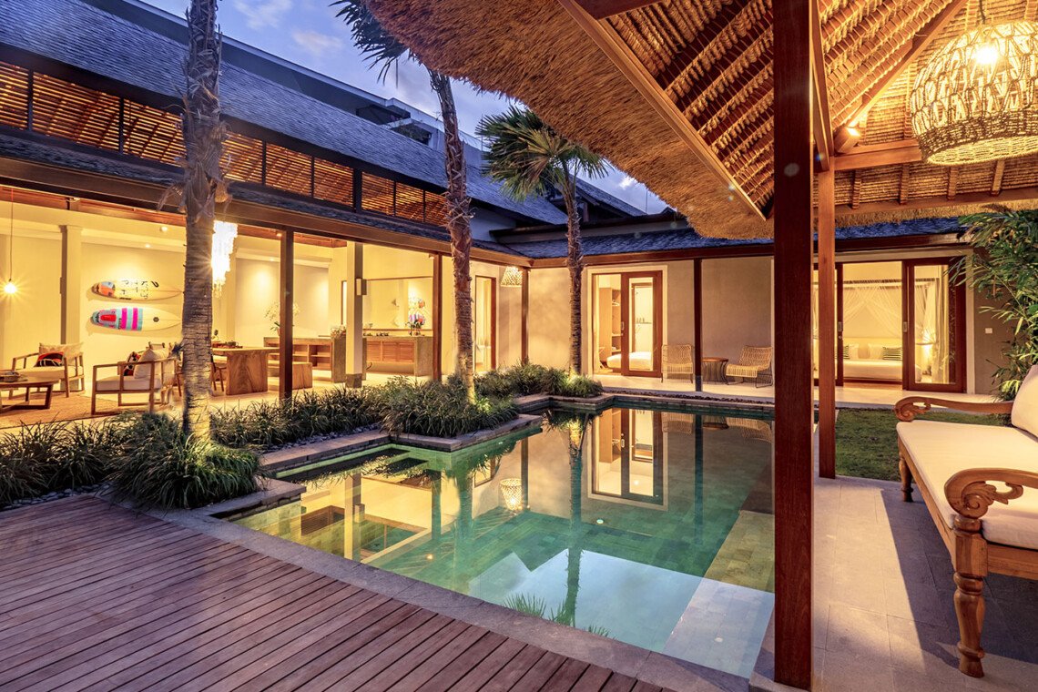Vila Tropis 3-Kamar Tidur dengan Kolam Renang Pribadi di Canggu, Bali – BVI38018