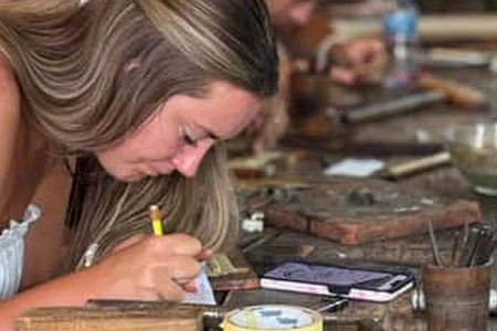 Bali Seminyak Jewelry Making Class with 7 Grams of Silver