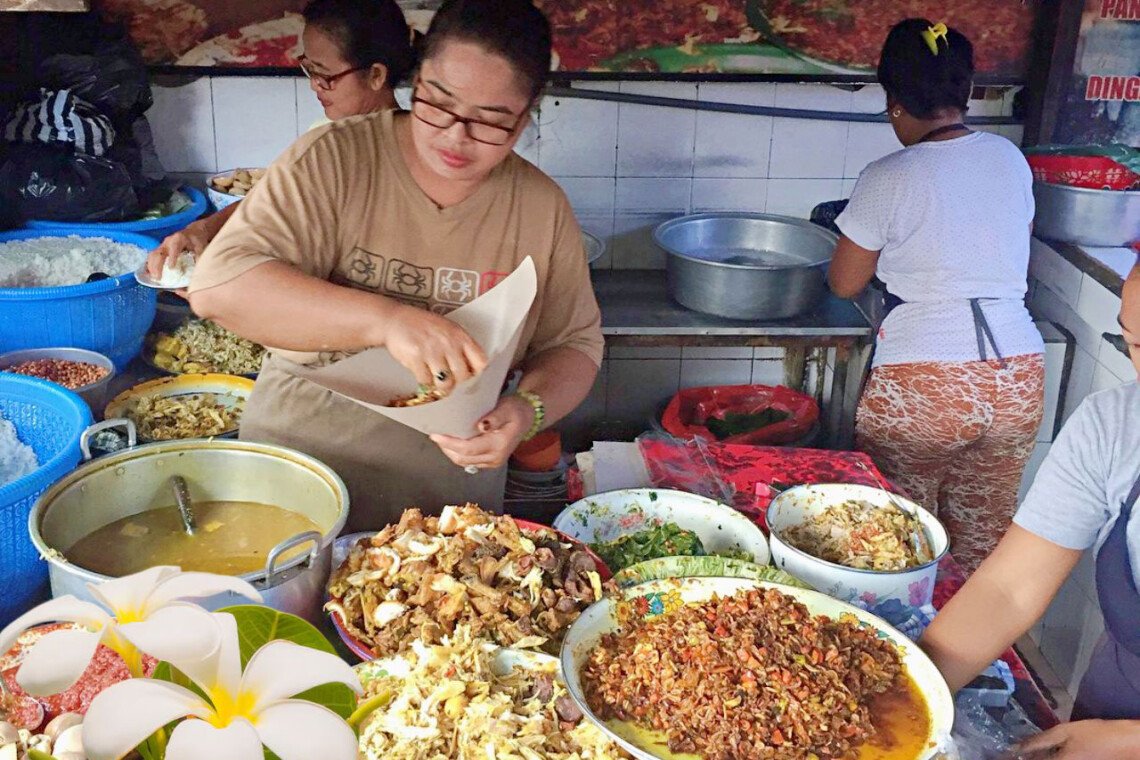 Night Nasi Campur at Jimbaran Market