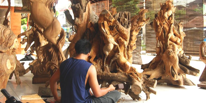 Traditional Balinese Wood Carvings