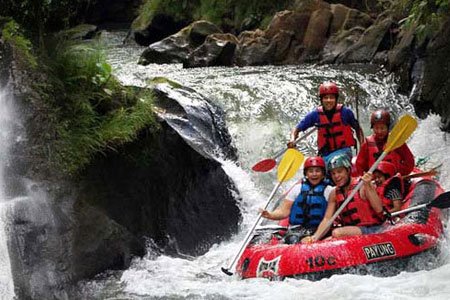 White Water Rafting on the Ayung River