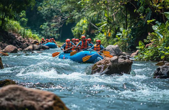 White Water Rafting on the Ayung River