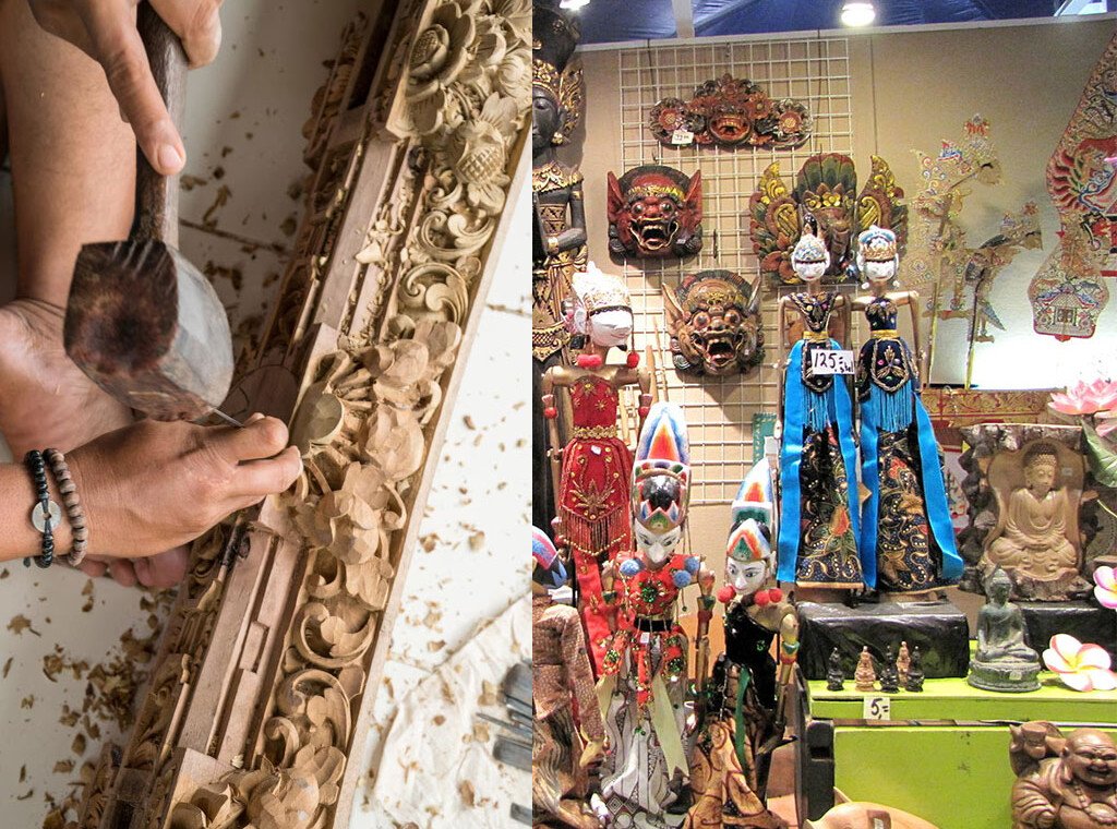 Wood Sculptures of Mas Ubud